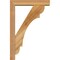 Ekena Millwork Olympic Block Rough Sawn Bracket w/ Offset Brace, Western Red Cedar, 4"W x 16"D x 24"H BKT0402X16X24OLY05RWR - alternate 2